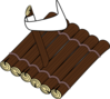 Log Raft Clip Art